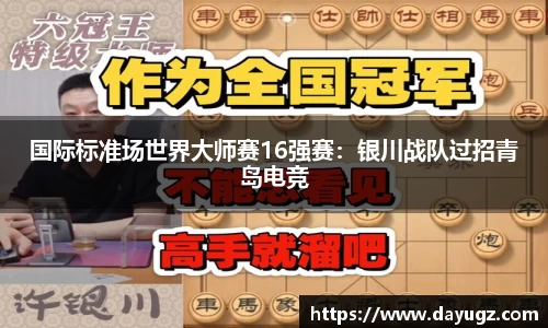 国际标准场世界大师赛16强赛：银川战队过招青岛电竞